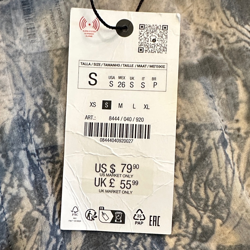 Abstract Patterned Wide-Leg Pants - Picture 5 of 5